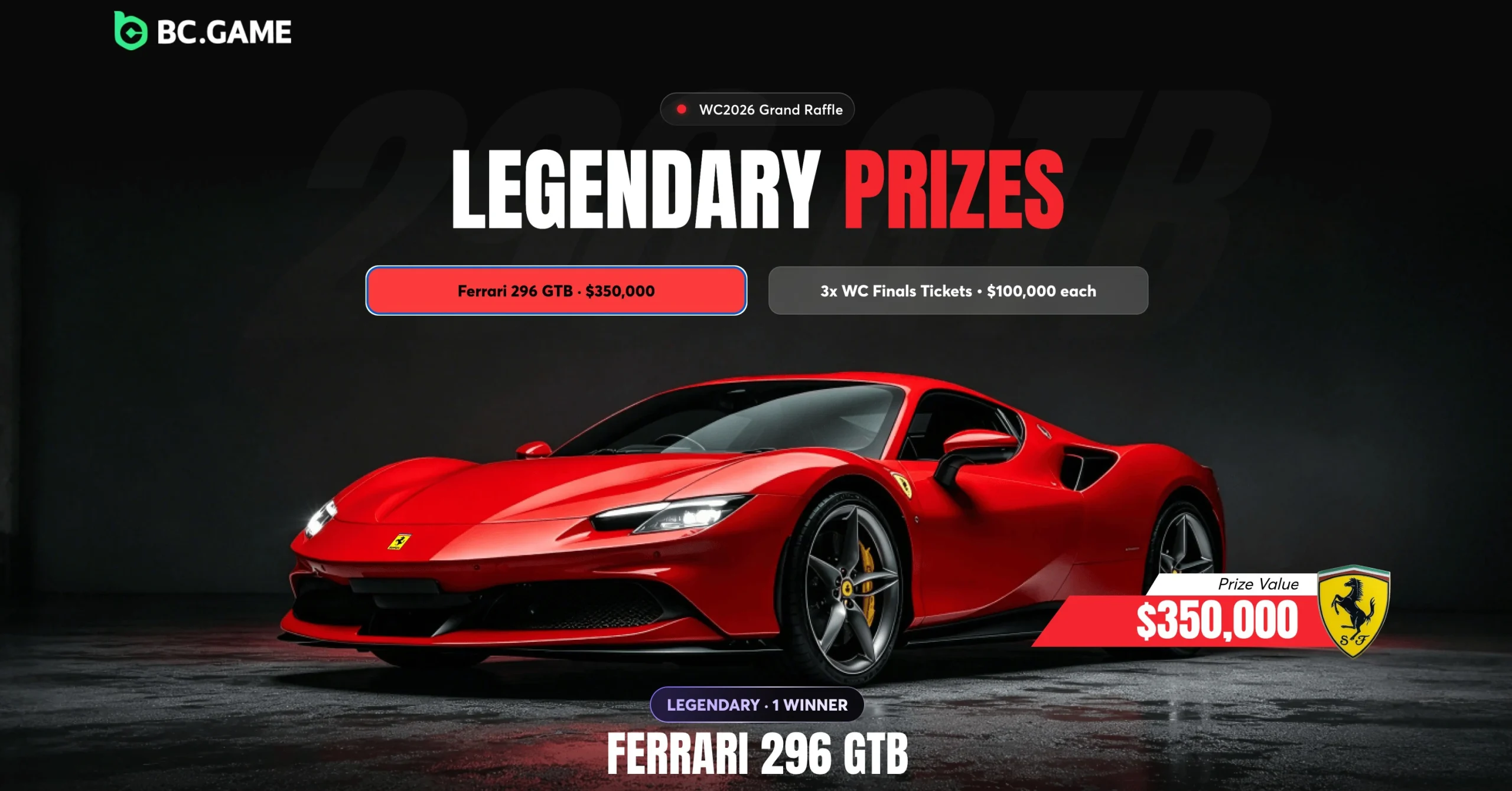 BC.GAME WC2026 Grand Raffle