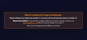 Bitsler Closure